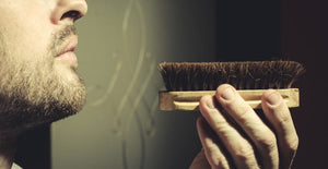 utiliser une brosse à barbe